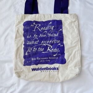 Vintage Waldenbooks Brentano’s Tote Bag